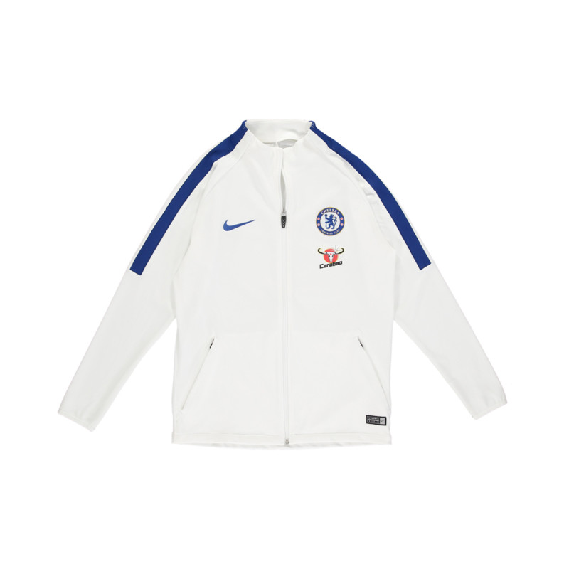 white nike tracksuit top