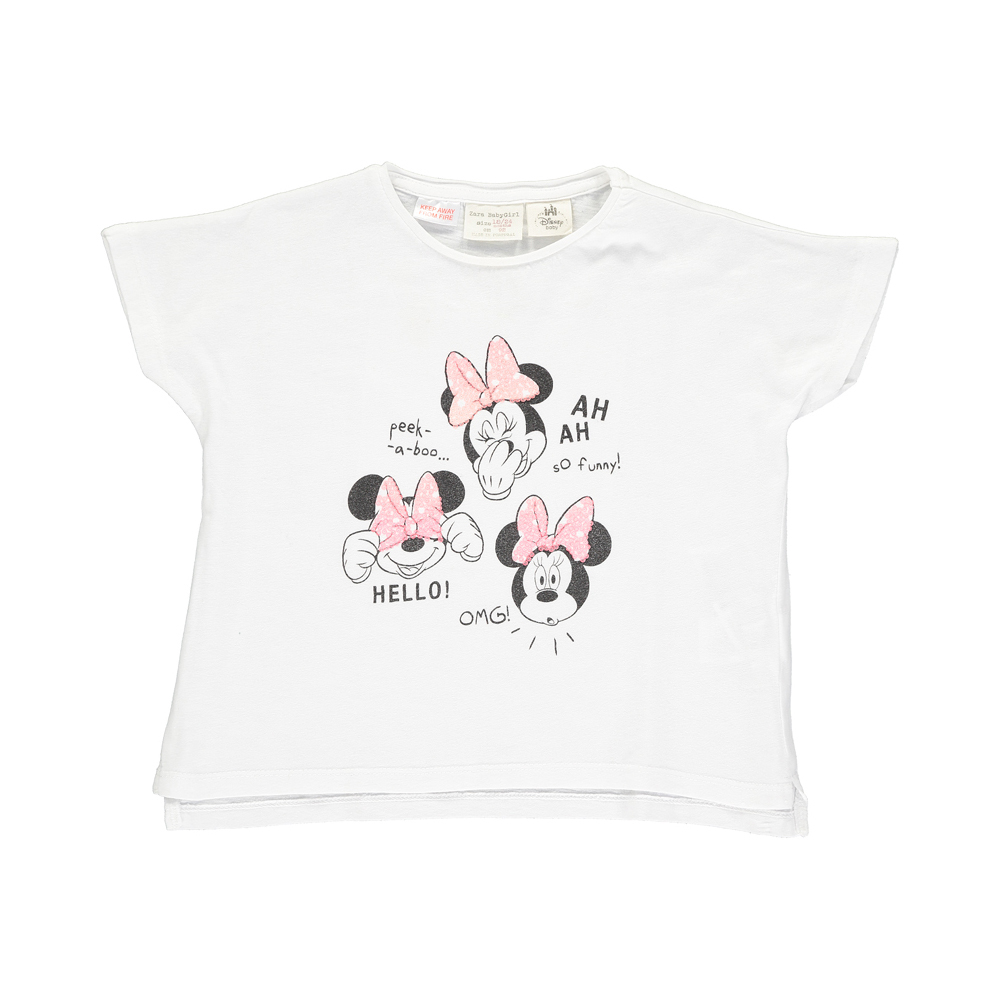 Zara Summer Mini Mouse T-Shirt - Footballers4Change Zara Summer Mini Mouse T-Shirt - Footballers4Change